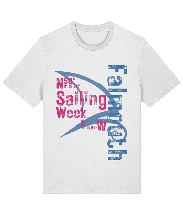 2024 Falmouth Sailing Week Rustic White T Shirt