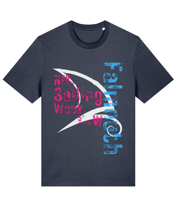 2024 Falmouth Sailing Week Rustic - Dark T Shirt