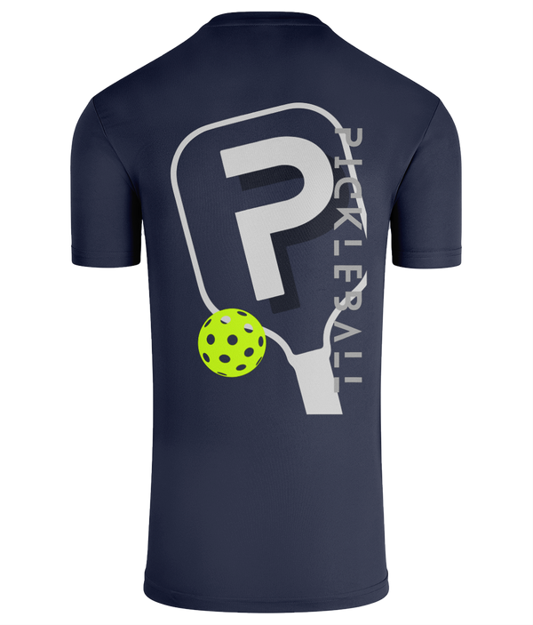 Performance Pickleball T Shirt with Paddle Graphics