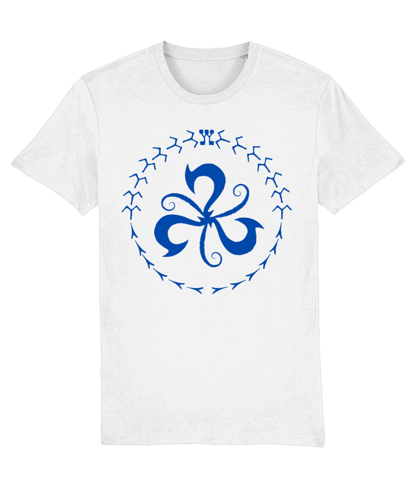 Tribal White/Blue Sailing T Shirt