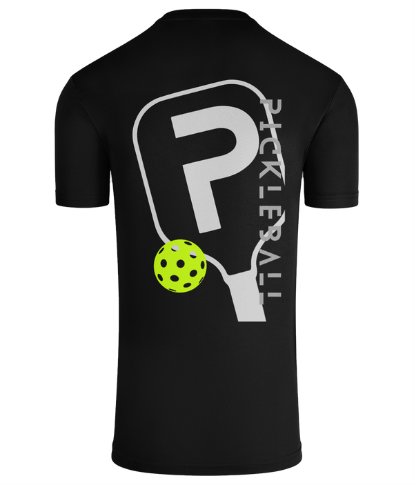 Performance Pickleball T Shirt with Paddle Graphics