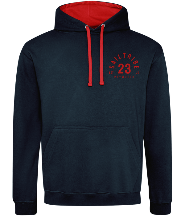 Sailing Clothing - Sailing Hoodie with Red inner hood 