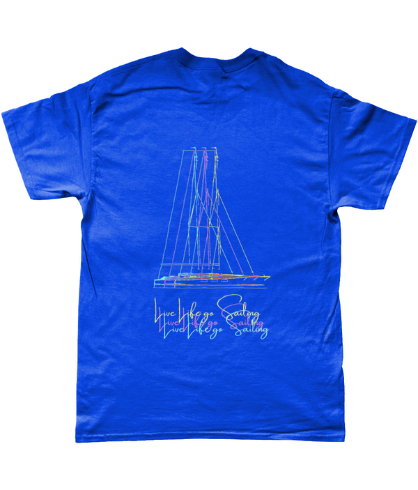 Sailing T-Shirt Multi Yacht graphic