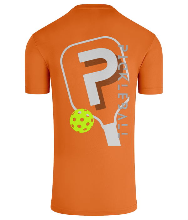 Performance Pickleball T Shirt with Paddle Graphics