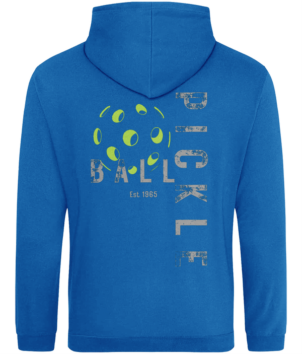 Pickleball Hoodie Graphics with Rustic Font