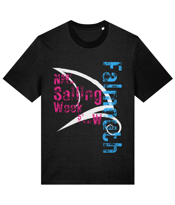 2024 Falmouth Sailing Week Rustic - Dark T Shirt