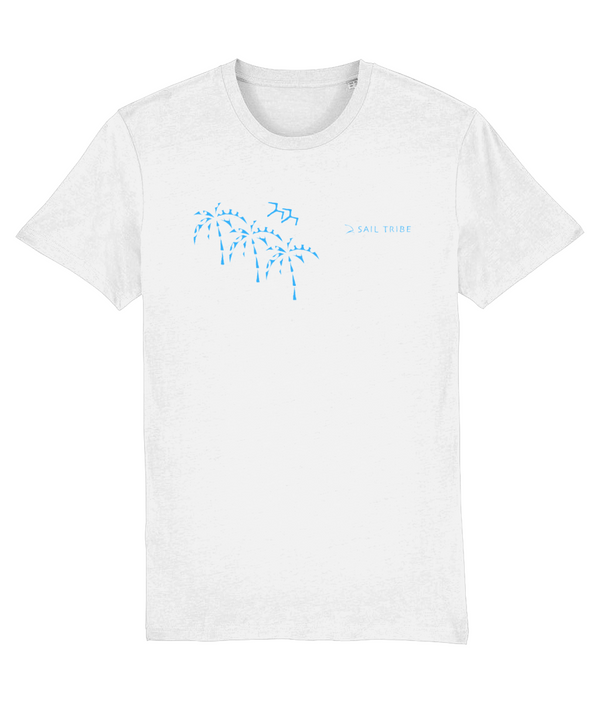 Tribal Palm - Blue,  Sailing T Shirts