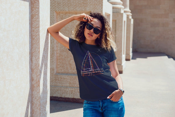 Multi Yacht Graphic Sailing T Shirt - Limited Edition