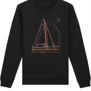 Sailing Sweatshirt - Multi yacht graphics 